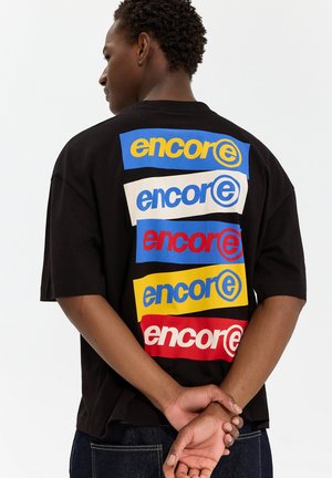 House, T-SHIRT MIT DRUCK - T-Shirt print - black