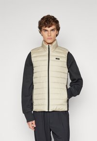 Calvin Klein SIDE LOGO VEST - Liemenė - eucalyptus