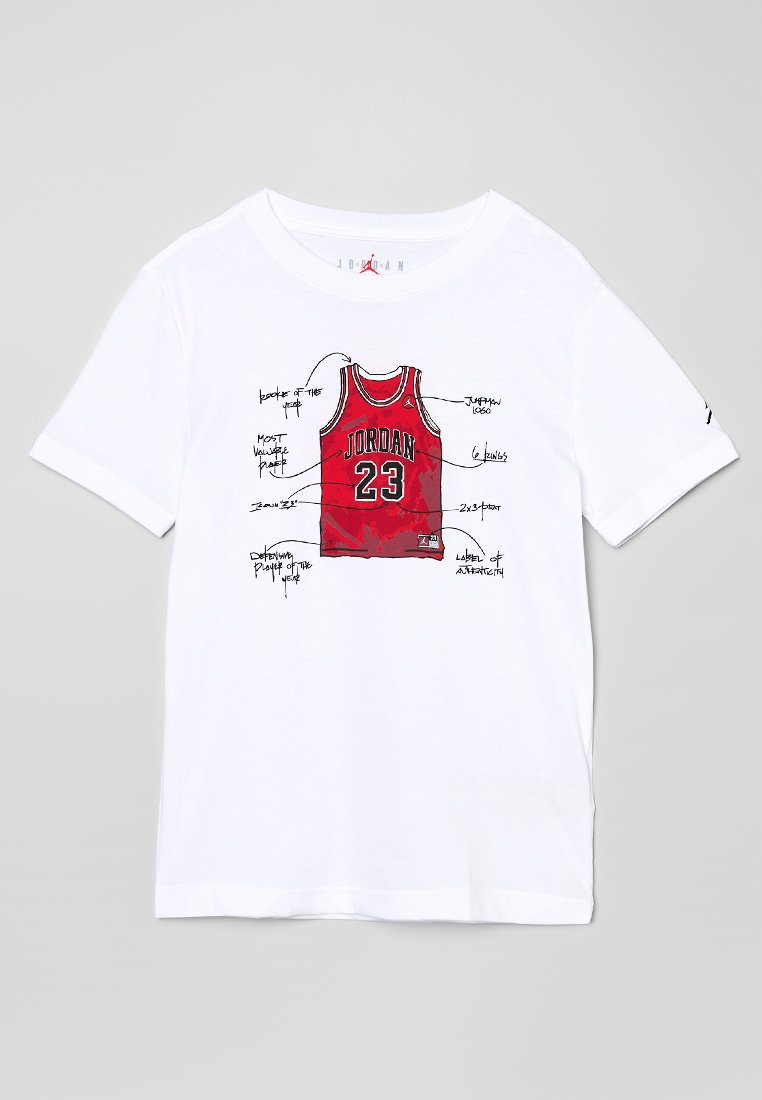 Jordan T-shirt print wit Jordan T-shirt print wit