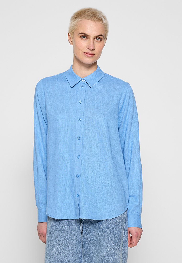 Selected Femme Overhemdblouse blauw