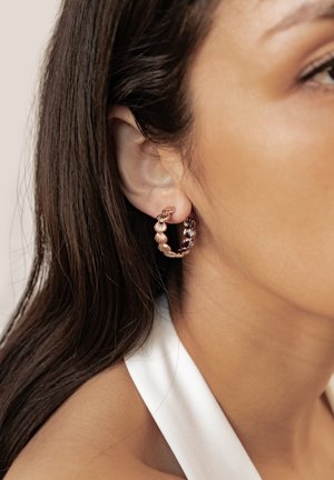 Hey Happiness, COASTAL SHELL HOOP - Earrings - rose gold-coloured