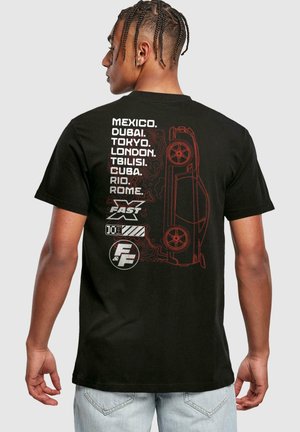 Print T-shirt - black