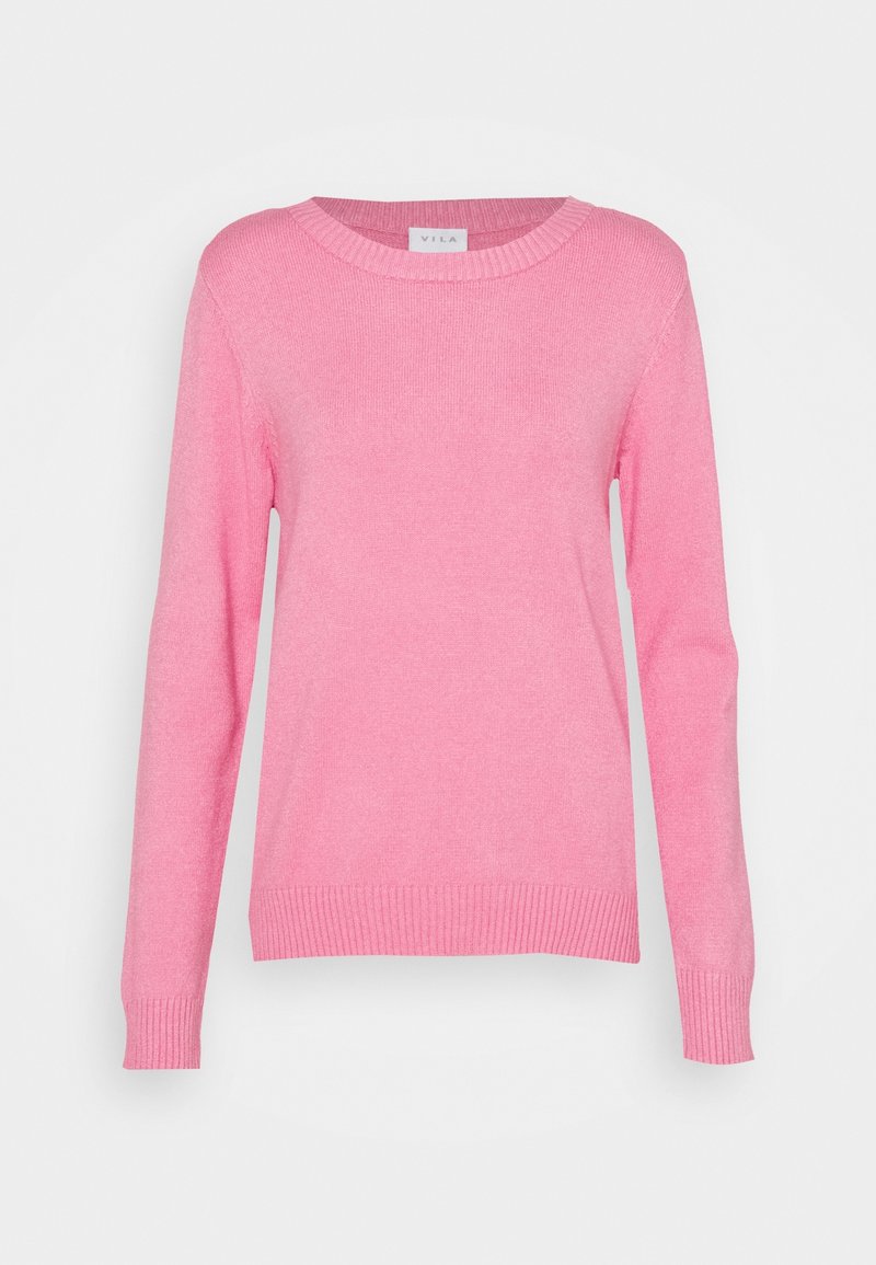 VILA Stickad tröja - pink