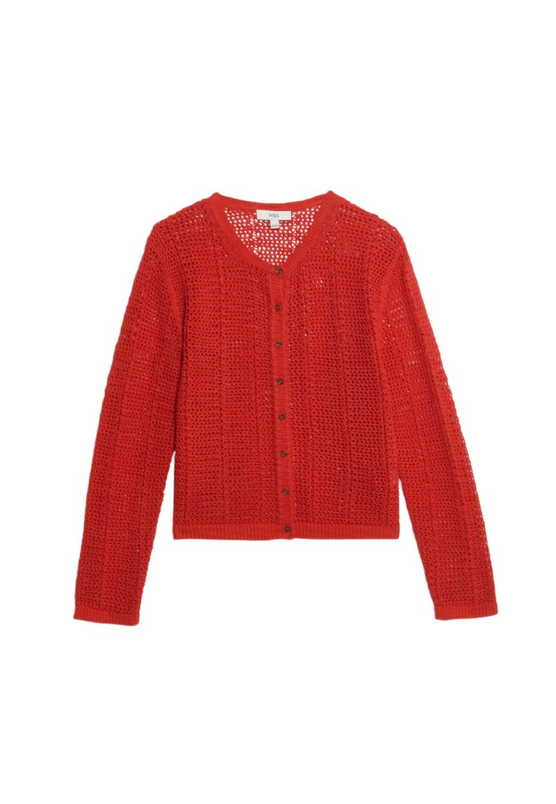 Marks & Spencer RICH OPEN STITCH - Kofta - tomato/röd - Zalando.se