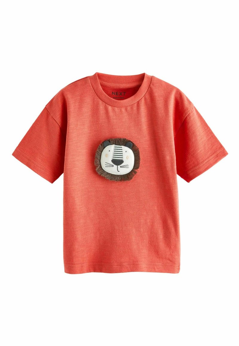 Next 3D CHARACTER SHORT SLEEVE - REGULAR FIT - Triko s potiskem - red