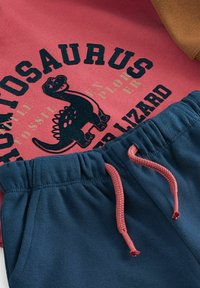 Next PRINTED COLOURBLOCK AND JOGGERS SET - Trainingsanzug - red blue dinosaur