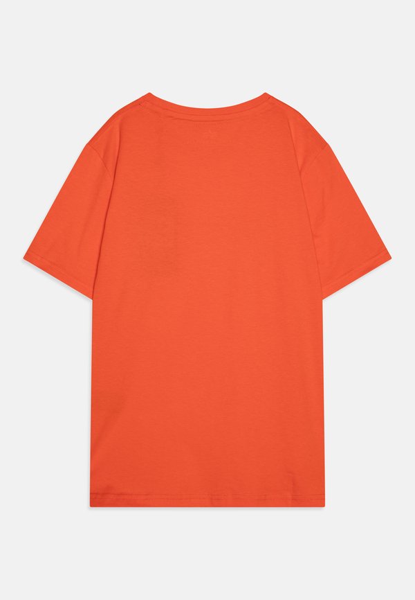 LABEL KIDS TEENS UNISEX - Print T-shirt - boost orange3