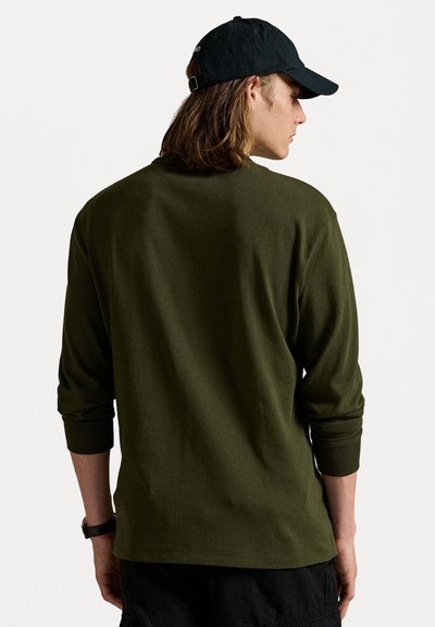 Polo Ralph Lauren CLASSIC FIT JERSEY LONG-SLEEVE T-SHIRT - Longsleeve - company olive