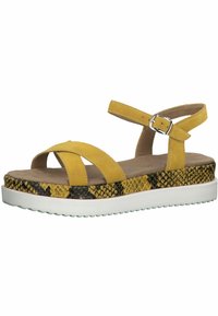 s.Oliver S.OLIVER  - Platform sandals - sun/snake