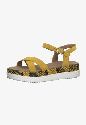 s.Oliver, S.OLIVER - Plateausandalette - sun/snake