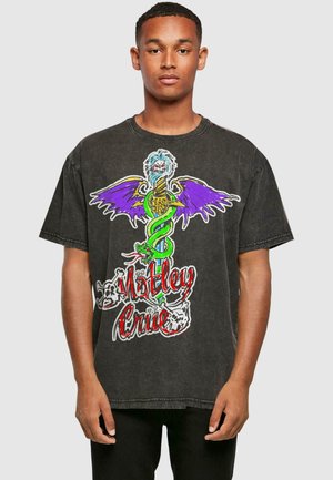 MOTLEY CRUE - DR FEEL GOOD ACID WASHED - T-Shirt print - black