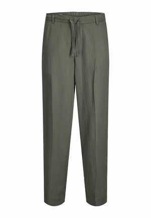 LOOSE FIT LOOSE FIT  - Tygbyxor - mulled basil