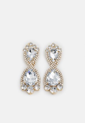 PCREBECCA EARRINGS - Kolczyki - gold-coloured/clear