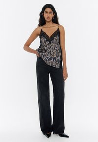Bimba Y Lola Top - plumancha caqui