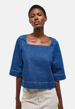 Monoprix, Blouse - stone denim