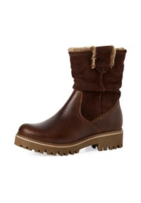 Tamaris MIT REMOVABLE SOCK - Botas para la nieve - cognac