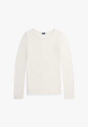 Polo Ralph Lauren, LS SHIRT - MIDNIGHT SHEER - T-shirt à manches longues - white cloud