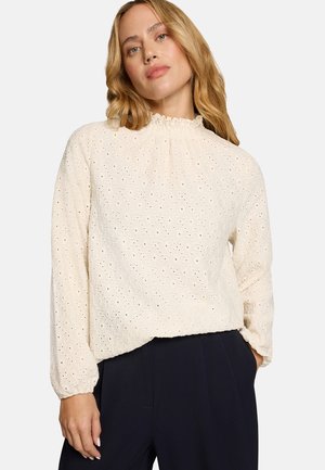 MIT LOCHMUSTER - Blouse - eggnog