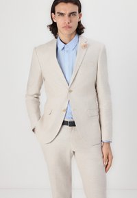Isaac Dewhirst THE WEDDING LOOK SUIT SLIM - Κοστούμι - beige