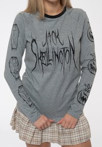 Paradiso Clothing THE NIGHTMARE BEFORE CHRISTMAS PUMPKIN KING - Long sleeved top - grey