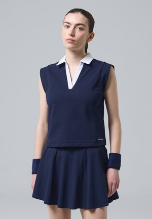 Altavia, SLEEVELESS ALTAVIA COURT POLO WITH CLASSIC COLLAR - Poloshirt - dark blue