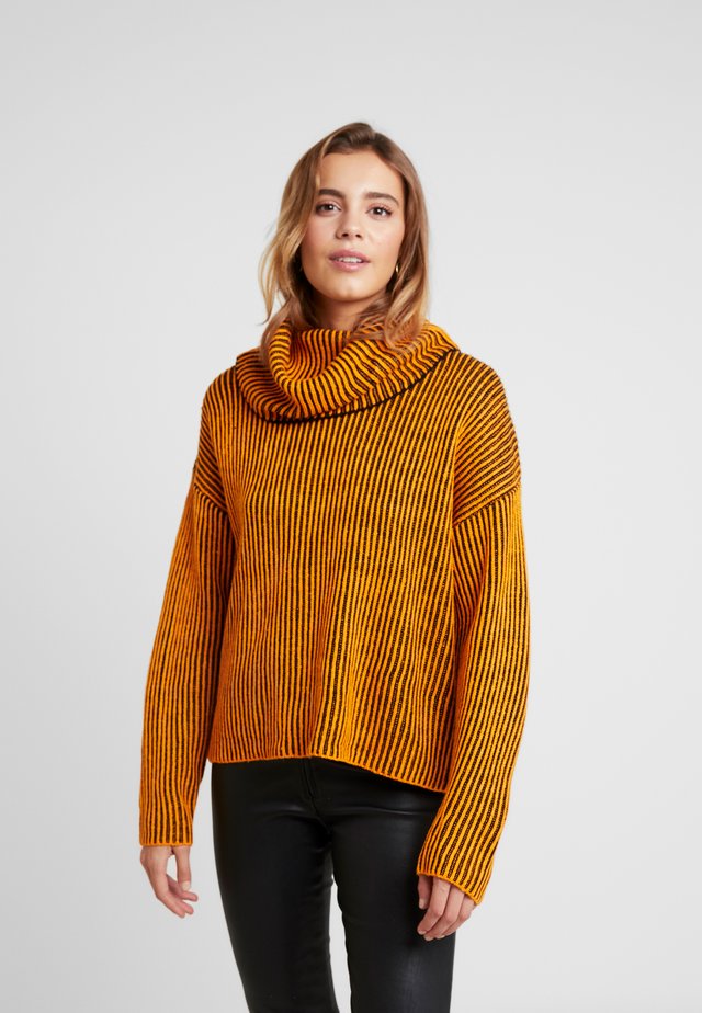 Jersey de punto - orange/black