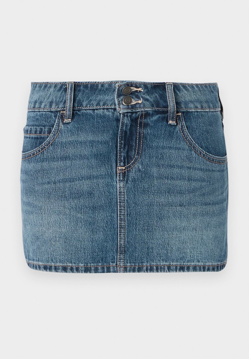 Hollister Co. Minirok lichtblauw denim