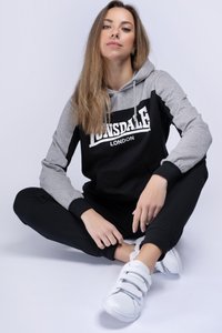 Lonsdale LURGAN - Pantaloni sportivi - black/grey