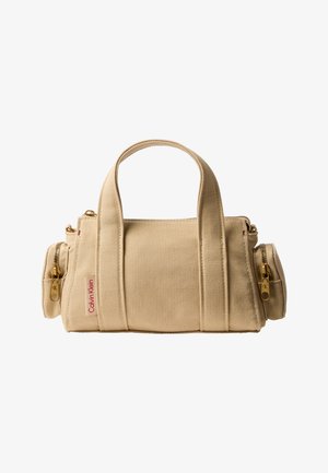 Calvin Klein WEBBING STRAP POCKET BAG - Käekott - khaki