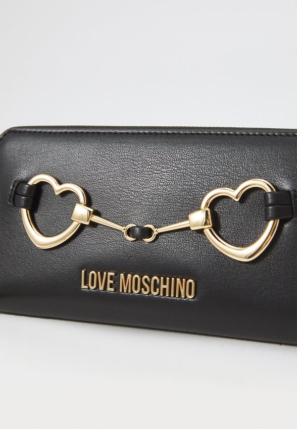 LAMINATED HEARTBIT - Wallet - nero4