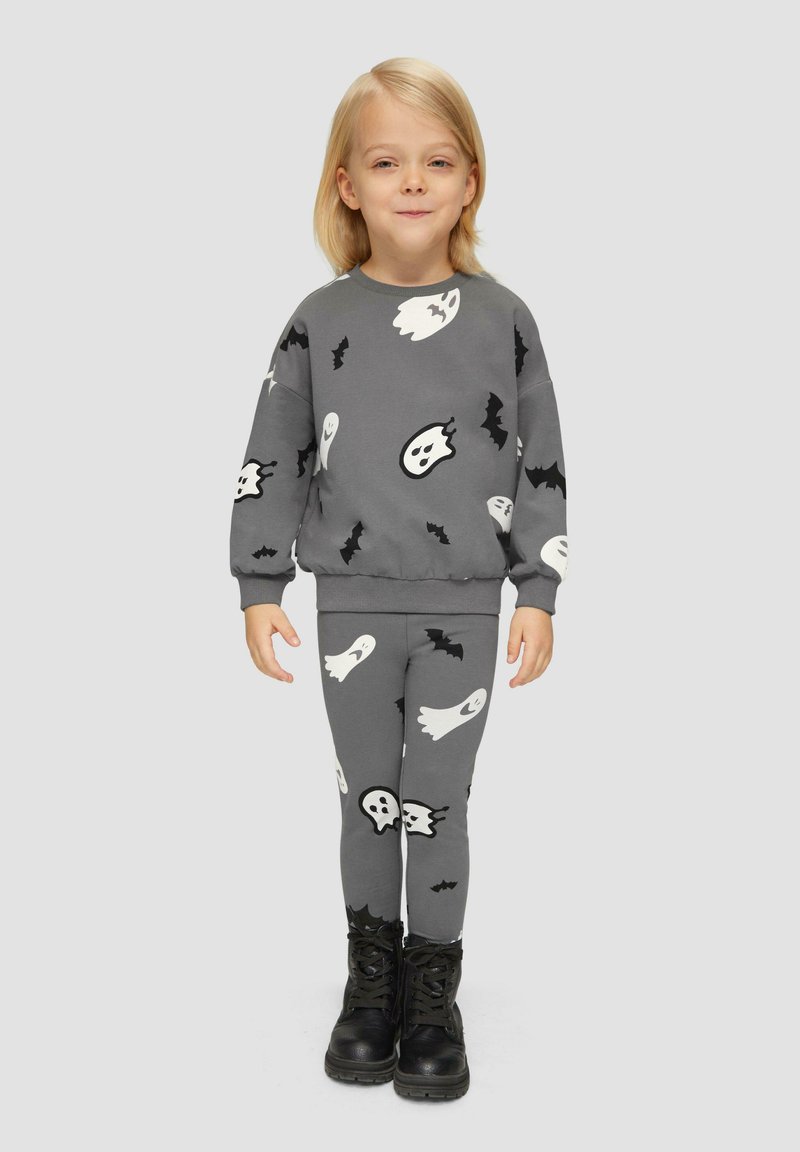 s.Oliver MIT HALLOWEEN - Legging - grau