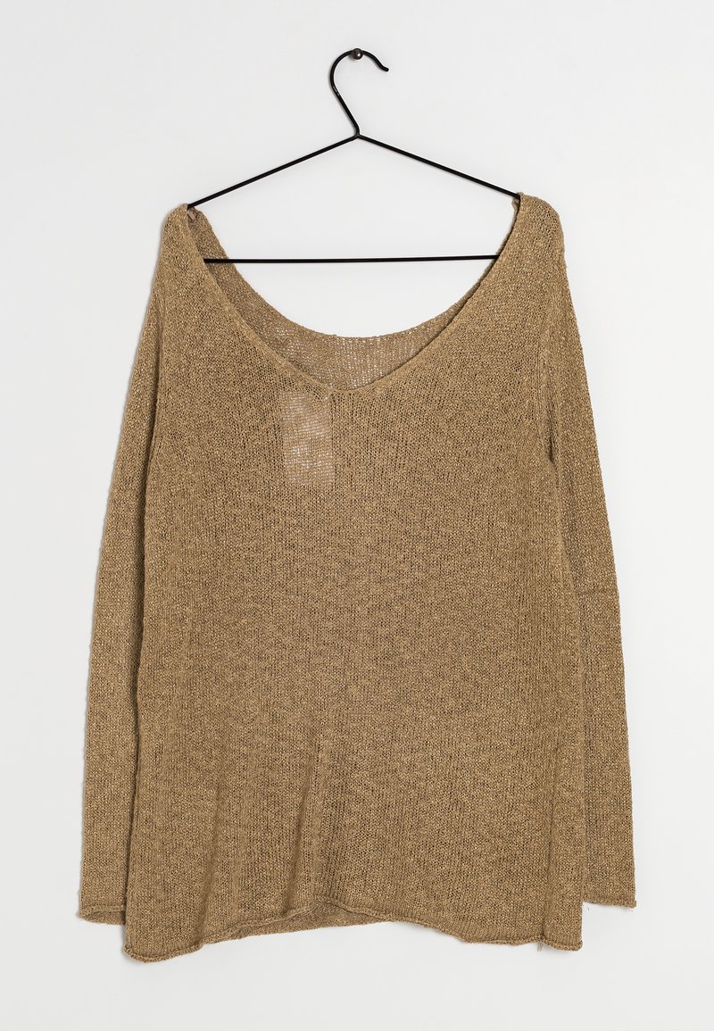 Zara Pullover gold/doré (Seconde main) ZALANDO