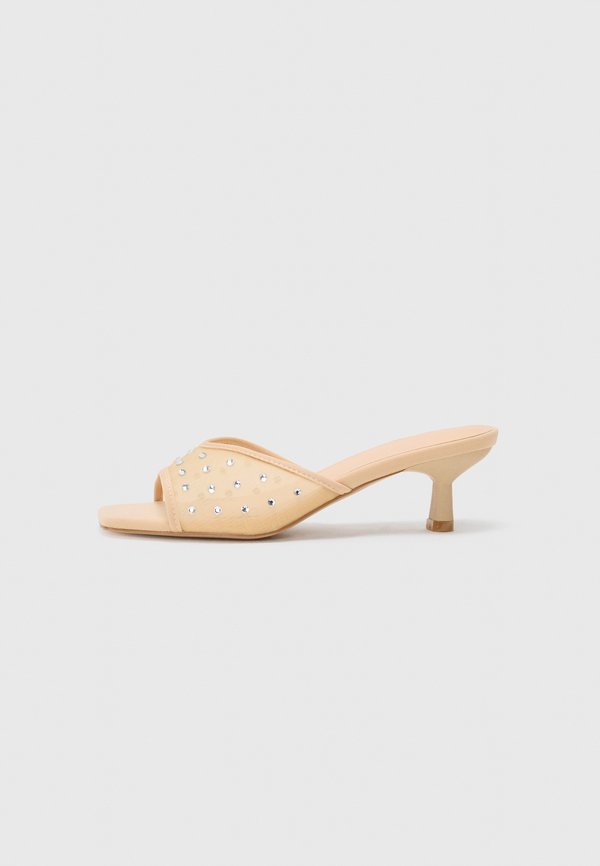 ONLARIE - Heeled mules - beige