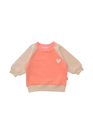 HERZ - Sweatshirt - beige orange