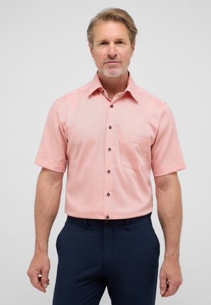 Eterna UNIFARBENES OXFORD KURZARMHEMD - MODERN FIT - Skjorter - lachs