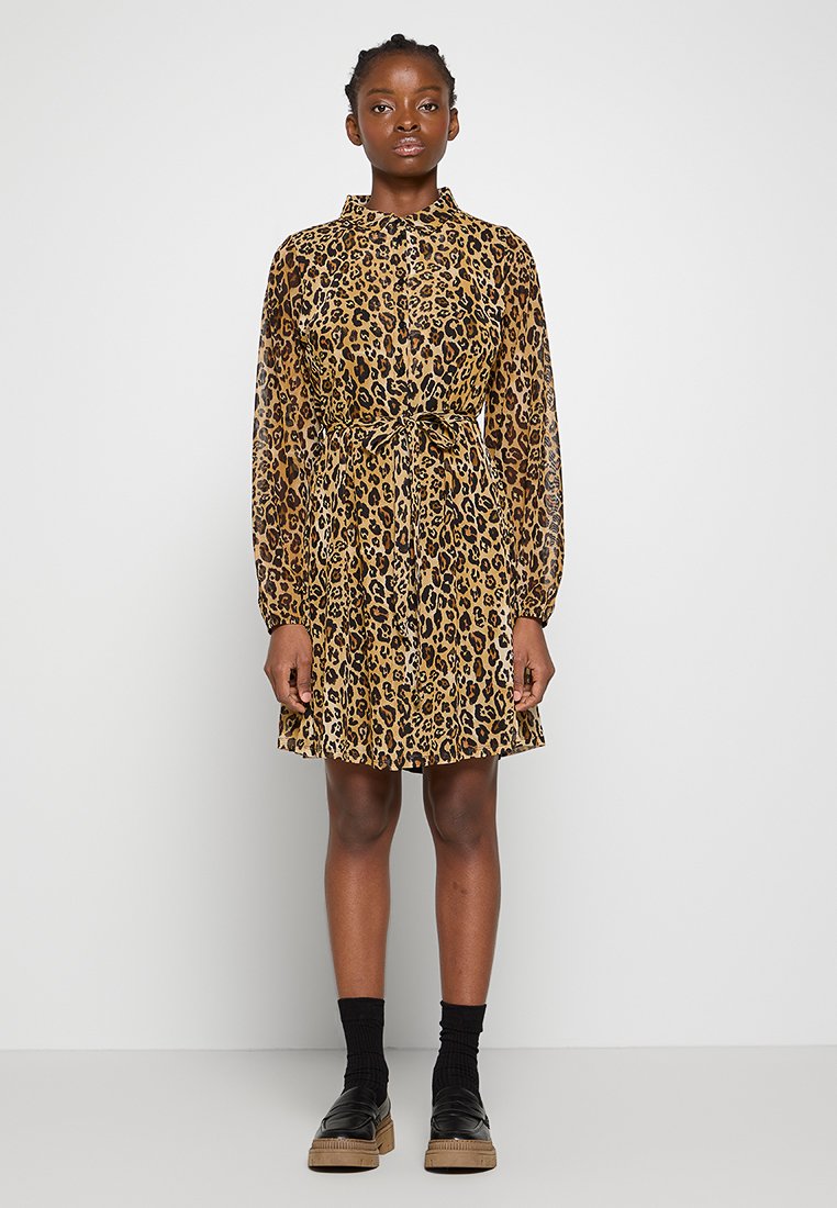 Fabienne Chapot Blousejurk bruin Fabienne Chapot Blousejurk bruin