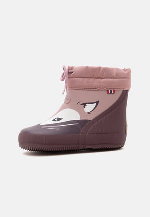 Viking, ALV BAREFOOT PAW PRINT WARM UNISEX - Гумени ботуши - grape