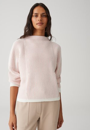 REGULAR  WITH DYNAMIC STRIPE  - Maglione - coral blush