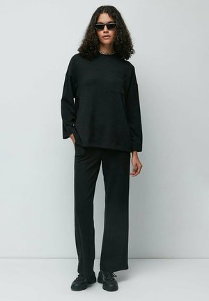 POCKETED SET - Strickpullover - black