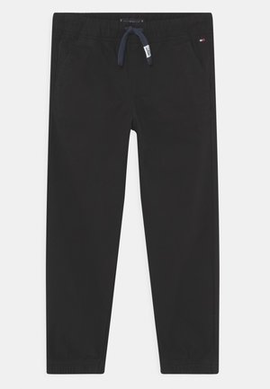 STRUCTURED PULL ON - Pantaloni - black