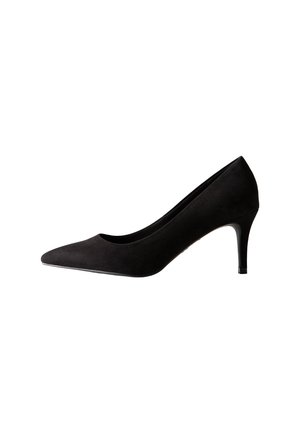 SUEDETTE POINTED STILETTO - Klassieke pumps - black