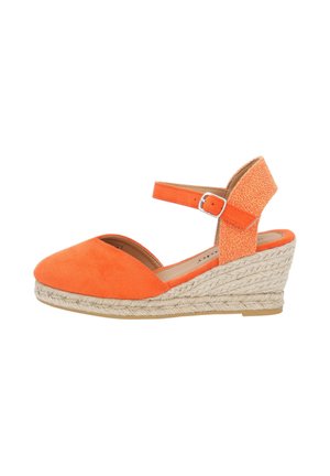 Platform heels - orange