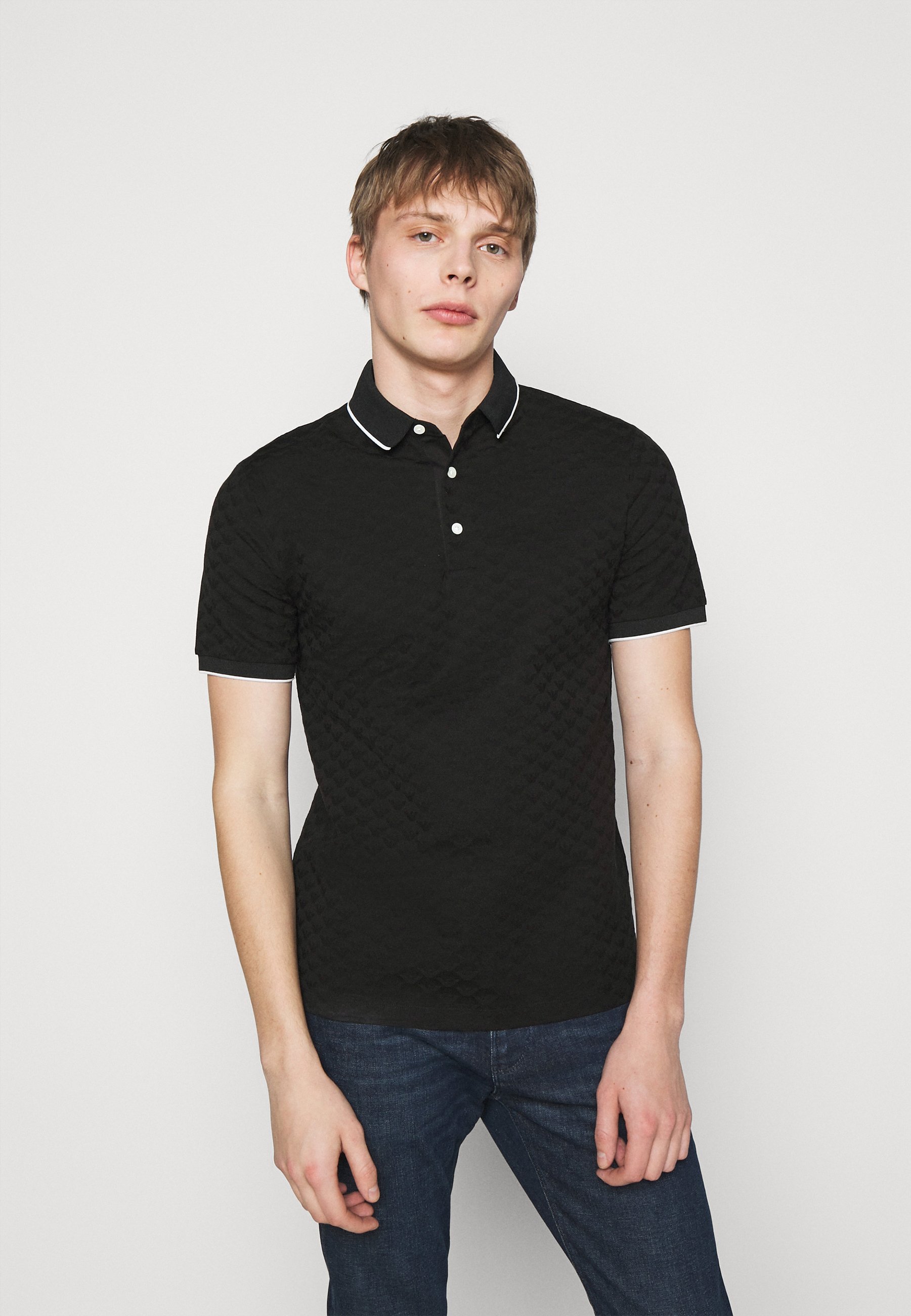 Emporio Armani Poloshirt - black/schwarz