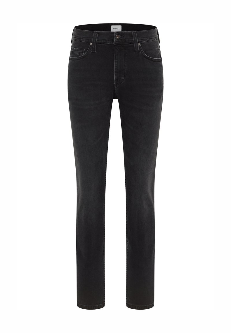mustang Straight leg jeans antraciet gemêleerd