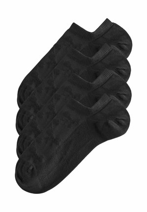 4 PACK   - Sokletter - black bow texture