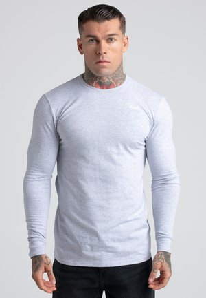 SIKSILK, ESSENTIALS LS -SHIRT - T-shirt à manches longues - grey marl