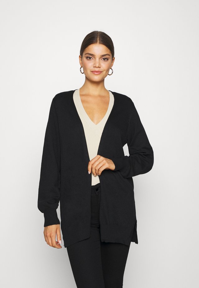ASTA CARDIGAN - Strickjacke - black