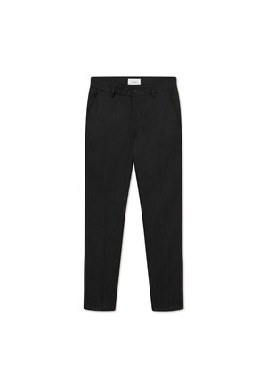 Les Deux COMO SUIT PANTS - Kostiuminės kelnės - charcoal/grey melange