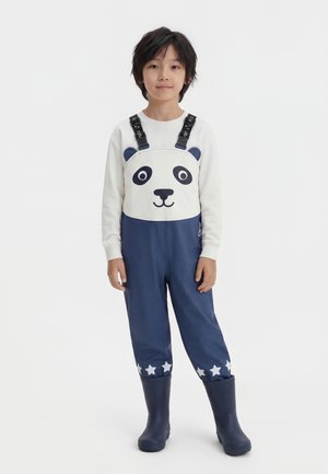 Frugi PUDDLE BUSTER UNISEX - Kombinezon - navy blue/panda