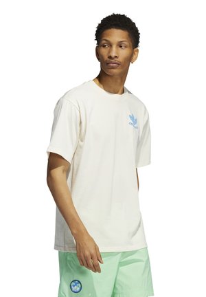HAPPY EARTH - T-shirt con stampa - offwhite
